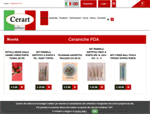 Tablet Screenshot of cerart.it